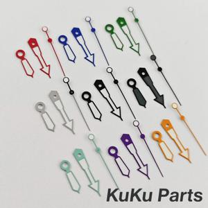 SKX NH35 시계 바늘 녹색 야광 녹색 빨강 은색 금색 파랑 시계 바늘 NH34 NH35 NH36 4R 7S 무브먼트 007 009 시계 포인터