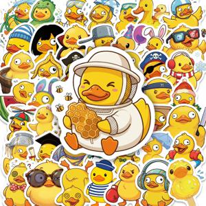 50/100Pcs 귀여운 재미 있은 작은 오리 스티커 팩 스크랩북 전화 헬멧 자동차 문구 상자 파일 폴더 스케이트에 대한 방수 데칼