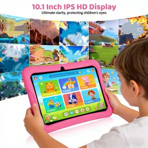 선물용 실리콘 케이스, 10.1인치, Q1, RAM 4GB, ROM 64GB, J11, 안드로이드 13, CPU Allwinner A523, 8코어, Type-C, Wi-Fi, 해상도 1280 x 800, IPS.
