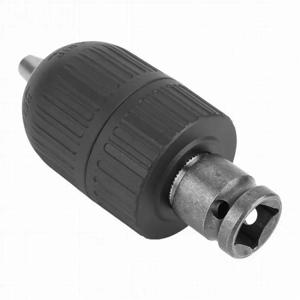 1/2인치 척 소켓 사각형 암 어댑터가 있는 드릴 척, 1/2-20UNF 퀵 그립 키리스 척 2mm~13mm(0.08인치~0.51인치) 클램프 범위