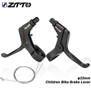 ZTTO 1 쌍 자전거 브레이크 레버 어린이 자전거 브레이크 레버 핸들 범용 어린이 자전거 22mm 7/8 인치 핸들 바