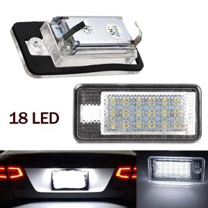 아우디 A3 S3 8P A4 B6 B7 A5 A6 4F Q7 A8 S8 C6 차량용 LED 번호판등 화이트 LED 전구