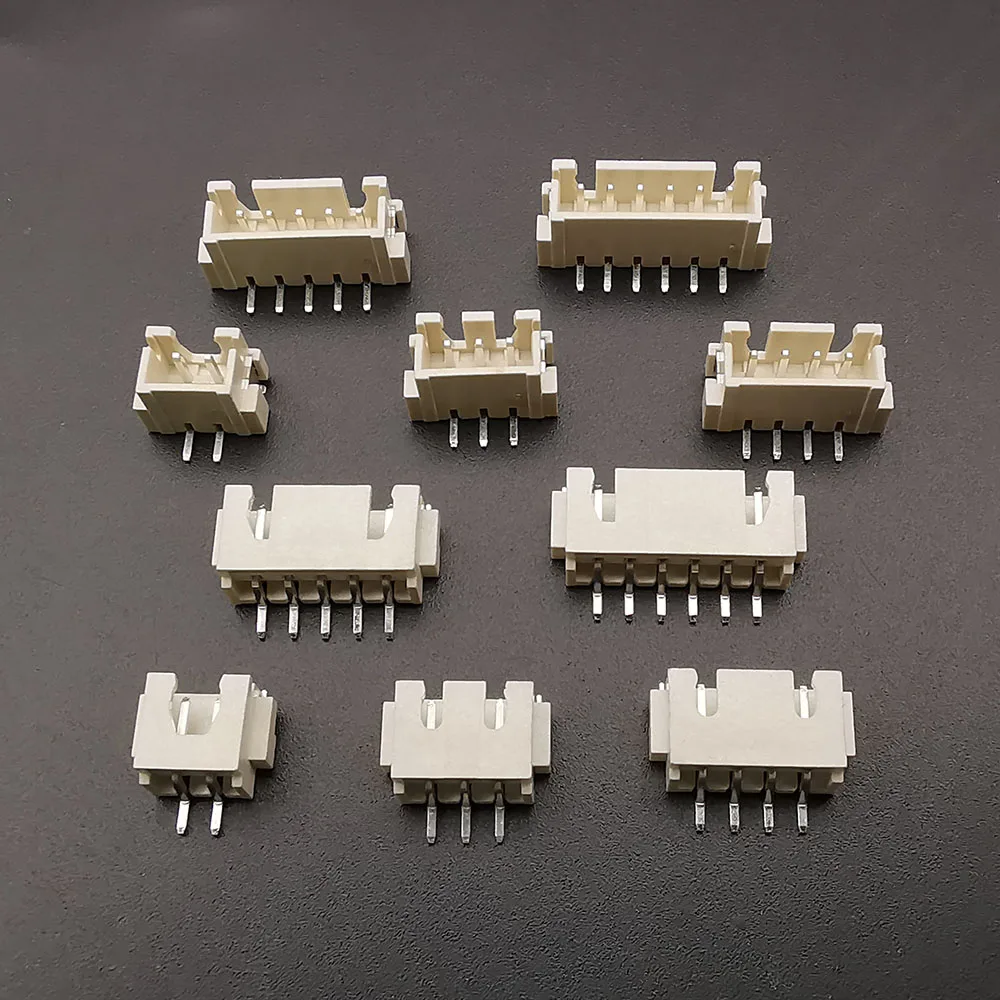 10Pcs JST SH 1.0mm / 1.25mm/ZH 1.5mm / PH 2.0mm / XH 2.54mm 피치 수 플러그 SMD 수평 수직 핀 헤더 하우징 커넥터