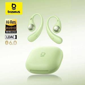 Baseus Eli Sport 2 오픈 이어 무선 이어폰 Bluetooth 6.0 OWS 헤드폰 LDAC OWS 이어폰이 포함된 고해상도 이어훅 스포츠 이어버드