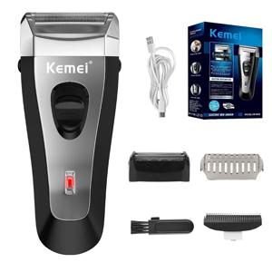 KEMEI KM-9038 방수 무선 면도기 USB 충전식 면도기 이발기 트리머 전기 면도기 남성용