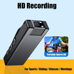 Vandlion A51 휴대용 미니 카메라 IR 야간 투시경 풀 HD 1080P 루프 녹화 캠코더(백 클립 비디오 녹화 캠 포함)