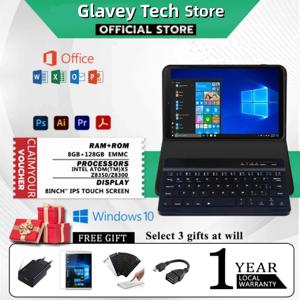 8인치 T10 윈도우 10 태블릿 PC 8GB RAM 128GB ROM CPU Z8300 쿼드 코어 듀얼 카메라 WiFi 마이크로 USB 충전 최고 판매 제품