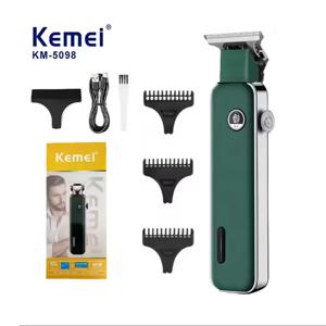 남성용 KEMEI 전기 이발기, 수염용 전문 조각 가위, KM-5098