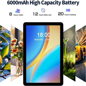 8인치 T10 M8 안드로이드 8.0 스마트폰 겸용 태블릿 PC, 3GB RAM, 32GB ROM, 3G/4G 통화 지원, 듀얼 카메라, 1920 x 1200 픽셀 해상도, 10코어 MTK6797 프로세서.