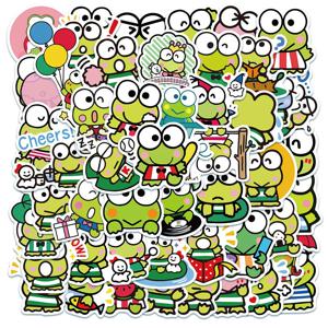 10/30/50pcs Kawaii KEROKERO KEROPPI 애니메이션 스티커 Sanrio 만화 데칼 DIY 노트북 전화 가방 일기 귀여운 낙서 스티커
