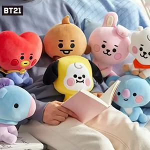 B-T-21 플러시 장난감 만화 동물 타타 코이 슈키 망 쿠키 키 휴대폰 펜던트 사무실 휴식용 장난감 친구 선물 백팩