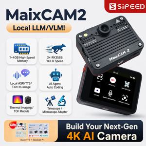 Sipeed MaixCAM2 4K AI 비주얼 카메라 이미지 개발 보드 로컬 LLMs OPENCV VLM YOLO PMOD 인터페이스 지원 열화상 ToF 모듈