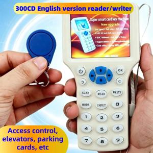 액세스 제어 IC/ID 카드 복사기, 엘리베이터 키 복제기, 암호화된 NFC 스마트 카드 디코더용 300CD RFID 리더/라이터