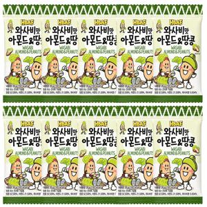 HBAF 바프 아몬드&땅콩 와사비맛 x 10개