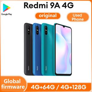 샤오미 Redmi 9A 스마트폰, 4GB RAM + 64GB 저장 공간, 글로벌 ROM, 5000mAh 배터리, 6.53인치 디스플레이, MTK Helio G25 옥타 코어 프로세서, 13MP 카메라, 중고폰