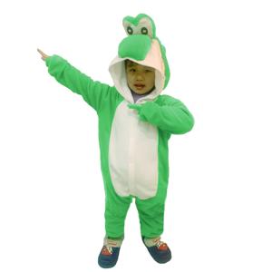 Kids Onesies Yoshi Kigurumi 어린이를위한 만화 잠옷 동물의 코스프레 의상 할로윈 크리스마스 의상 소년 Homewear