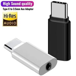 1-5Pcs Type-C ~ 3.5mm 잭 어댑터 이어폰 오디오 변환기 케이블 USB Type C ~ 3.5mm 헤드폰 Xiaomi Huawei 용 Aux 케이블