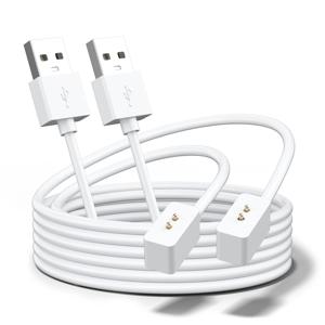 샤오미 미밴드 8/9/10 프로용 USB 충전 케이블, 레드미 워치 4/3 액티브/밴드 2용 자석 충전 어댑터 스탠드 케이블