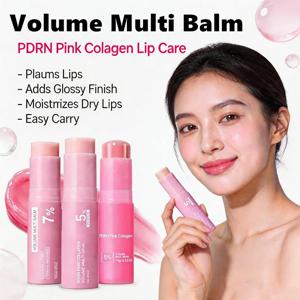 PDRN 핑크 콜라겐 볼륨 멀티 밤 5% 7% 볼루필린 페이셜, 아이, 넥용, 볼륨 증진, 보습, 끈적임 없는 사용감, 수분 공급, 피부 관리