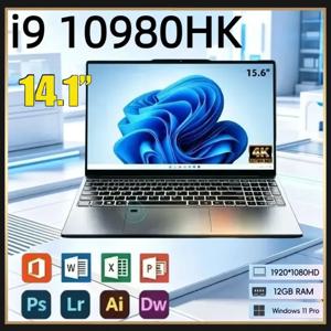 인텔 I9-10980HK, 고성능 신형 노트북, 14.1인치, 32GB DDR4, M.2 2048GB SSD, 지문 인식 잠금 해제, Wi-Fi 5, 블루투스.