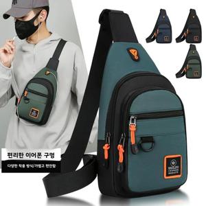 방수 내마모성 남성용 가슴가방 2025 신상 옥스포드 천 싱글 숄더 슬랜트 크로스 스몰 백팩 캐주얼 여행 슬랜트 크로스