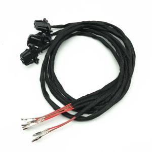 VW 골프 MK5 MK6 7 MK7 7.5 제타 파사트 B6 B7 B8 티구안 슈퍼브 SEAT용 차량 내부 LED 웰컴 도어 라이트 케이블 배선 하네스