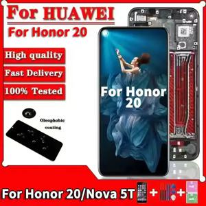 화웨이 아너 20 LCD 디스플레이 터치 스크린 디지타이저, 화웨이 YAL-L21 YAL-L61A 노바 5T LCD 교체 부품, 6.26 인치 신제품
