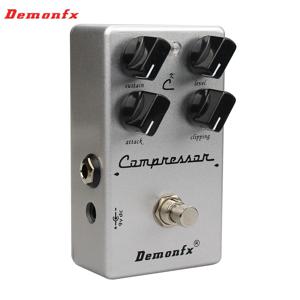 Demonfx 고품질 CK 4-노브 컴프레서 기타 이펙트 페달 컴프레서 (트루 바이패스 클론 K C4 컴프레서)