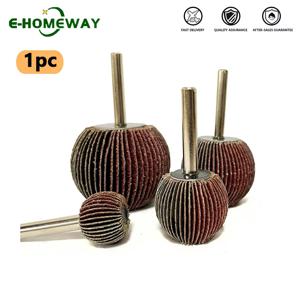 1PC 구형 사포 플랩 휠 6mm(1/4 