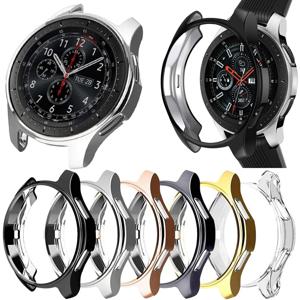 삼성 갤럭시 시계 용 케이스 46mm 42mm TPU 도금 화면 보호기 커버 범퍼 S3 42/46mm 기어 S3 프론티어 보호 케이스