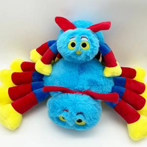 TreasuringU 할로윈 털이와 Tig 거미 플러시 장난감 부드러운 인형 블루 애니메이션 인형 어린이 어린이 잠자는 장난감 생일 선물