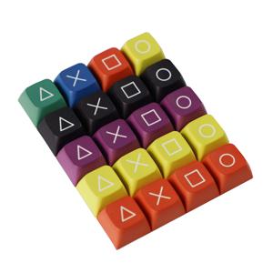 4개 PBT XDA V2 키캡 화살표 키 5면 염색 1.7mm 두께 체리 게이트론 MX 스위치 기계식 키보드용
