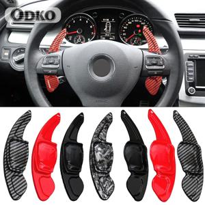 자동차 핸들 패들 익스텐션 시프트 커버, VW 골프 5 6 MK6 GTI R 제타 MK5 파사트 B6 B7 CC 폴로 샤란 티구안 시트 레온용