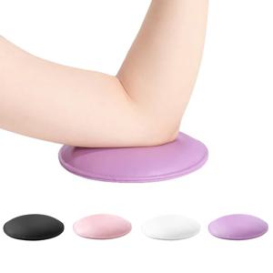 라운드형 마이크로파이버 가죽 팔꿈치 받침대, 전문가용 미끄럼 방지 네일 기술자 손목 받침 베개, 네일 살롱 매니큐어 팔꿈치 패드