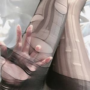 패션 펑크 눈물 찢어진 스트랩 구멍 스타킹 Nue 섹시한 로리타 고딕 스파이더 웹 스타킹 숙녀 Y2k 블랙 메쉬 스타킹 높은 양말