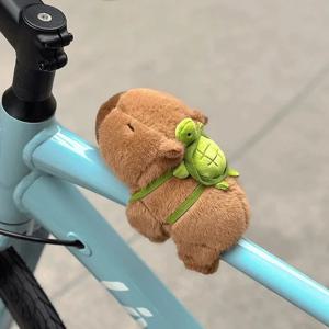 Capybara 박수 서클 장난감 Capybara 플러시 핸드 링 팔찌 Kawaii 박제 동물 인형 커튼 자전거 파티 장식 어린이 선물