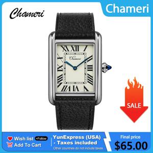 Chameri CH01 쿼츠 시계 스위스 론다 762 쿼츠 무브먼트 시계 사파이어 크리스탈 방수 50m 스테인레스 스틸 손목시계