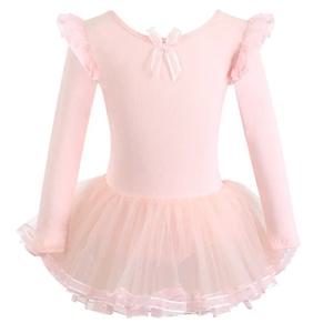 발레 드레스 소녀를위한 체육관 스타킹 어린이 짧은 소매 발레 쉬폰 페르시 스타킹 Bowknot Dancewear 발레 바디 슈트
