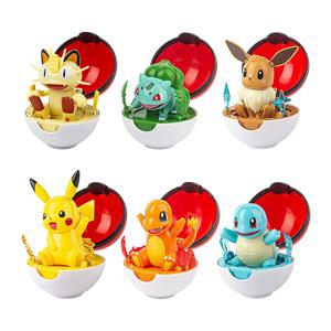 포켓몬 변환 만화 모델 Pokeball 피카추 장난감 확장 가능한 애니메이션 피규어 인형 모델 장식품 어린이 생일 장난감
