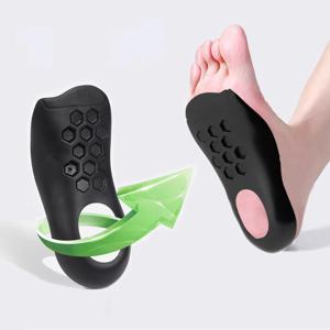 족저근막염 완화 아치 서포트 인서트 평발 교정용 여성 남성용 발 통증 완화, X/O 다리 교정 발 관리