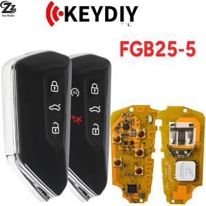 Zz KEYDIY FGB25-5/FGB08 5H0959753G/BK NBGFS1901S 433MHZ /5C/5DCHIP 스마트 키 (폭스바겐 골프 8 티구안 파사트 탈라곤 MEB ID3 ID4 ID6 용)