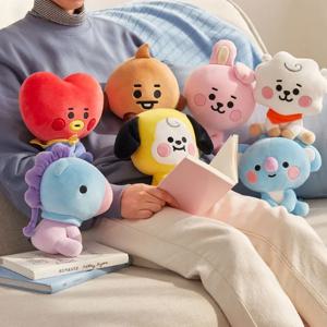 20cm BT21 피규어 - 한국식 앉아있는 인형, 귀여운 장식품, 장난감 액션 피규어, 동반자 생일 선물, 봉제인형 선물 2026