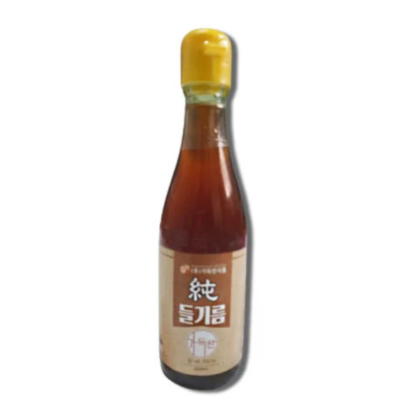 가득찬 들기름 300ml