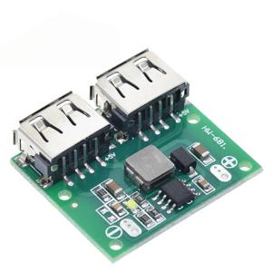 24V 12V 9V에서 5V 3A로 변환하는 DC-DC 스텝다운 충전기 전원 모듈, 듀얼 USB 출력, 벅 전압 보드, 차량용 충전 레귤레이터, 6-26V
