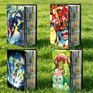 9포켓 애니메이션 카드 커버 앨범 컬렉션 홀더 바인더 폴더 포켓몬 유희왕 TCG 게임 스포츠 축구 540 카드 수납 가능