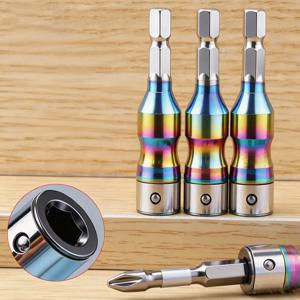 8MM 드릴 소켓 어댑터 변환기 퀵 릴리스 자동 잠금 비자성 오토바이 수리용 전동 공구 육각 액세서리