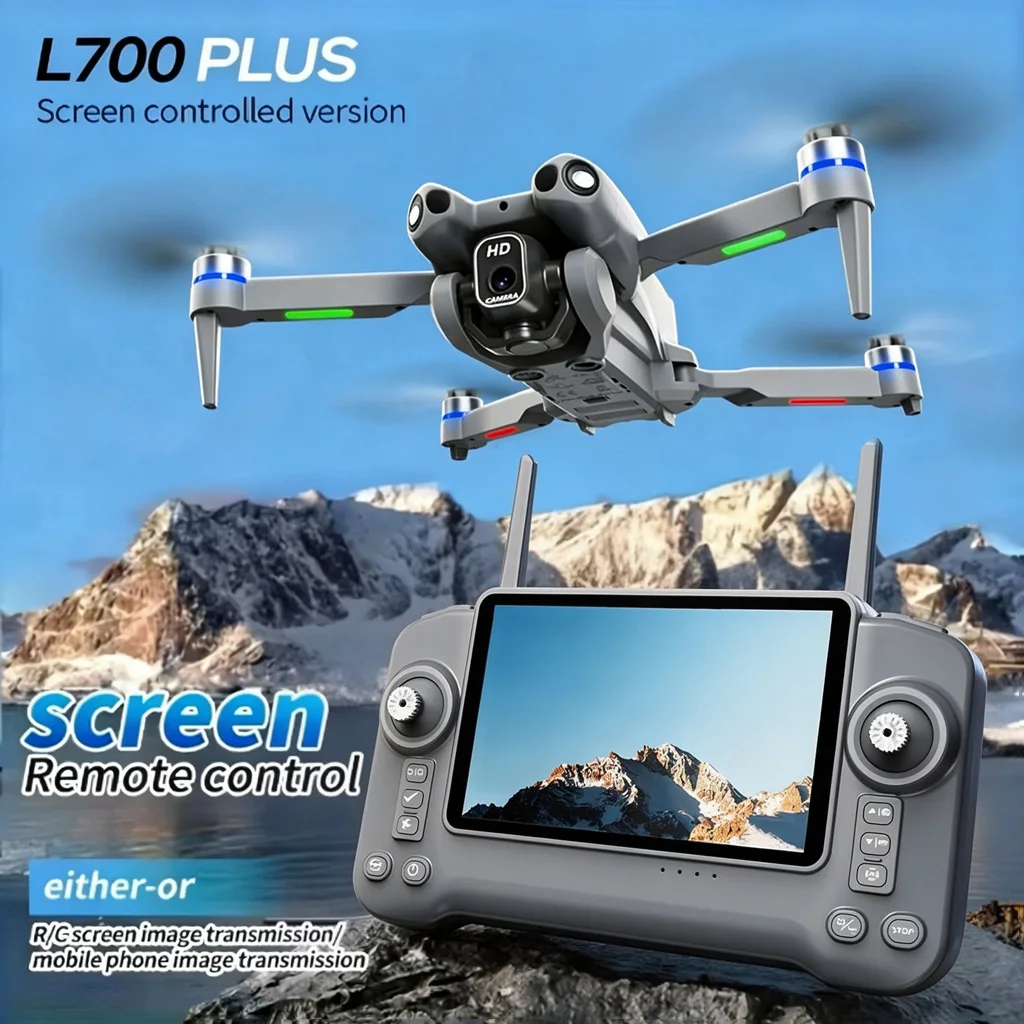 새로운 L700 MAX 접이식 드론, 4K 고화질 듀얼 카메라, 보안용 무인 항공기, 장애물 회피 기능, 브러시리스 모터, 와이파이, FPV, 미니 RC 쿼드콥터