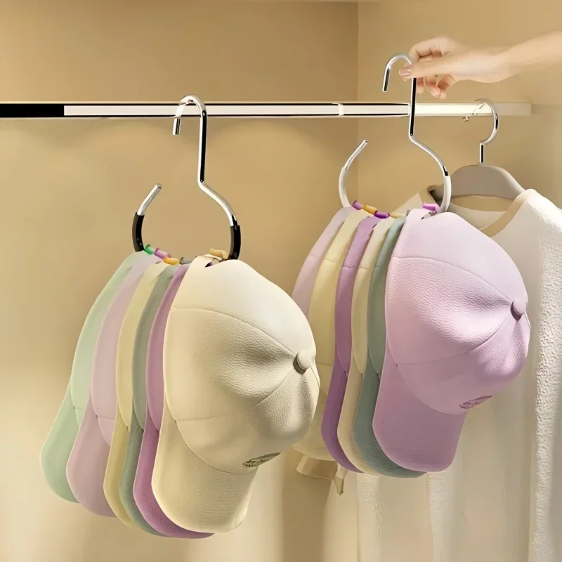 다용도 원형 후크 - 모자, 넥타이, 스카프 및 가방에 적합 강력한 내하중 비변형 보관 액세서리에 이상적