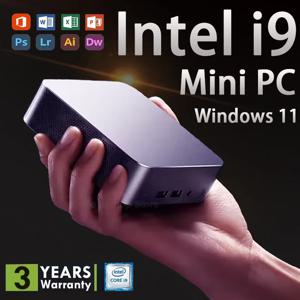 [3년 보증] 2026년형 휴대용 미니 PC, 인텔 코어 i9-10980HK, 윈도우 11, 미니 컴퓨터, 게이밍 PC, 데스크톱, i9 미니 PC