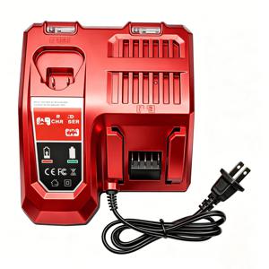 밀워키 12V 14.4V 18V 리튬 배터리 케이스 팩용 공구 부품 (M12, M14, M18, M12B2, M14B4 48-11-1840 충전기용)